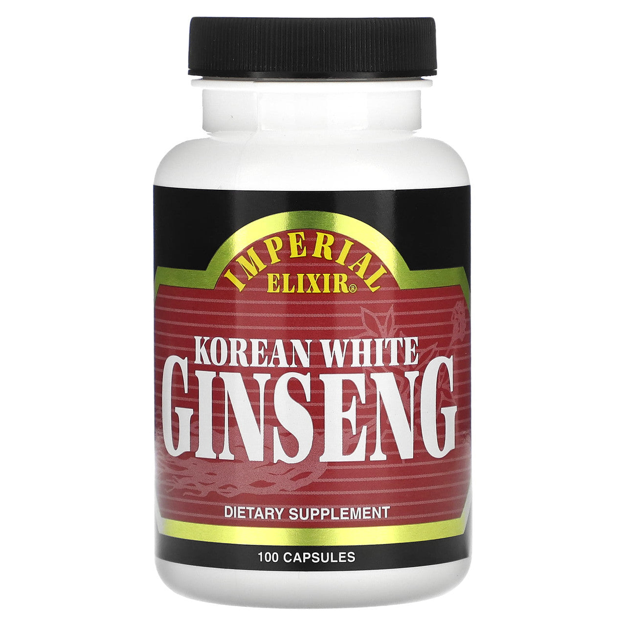 Imperial Elixir Korean White Ginseng Capsules - 100 Ea